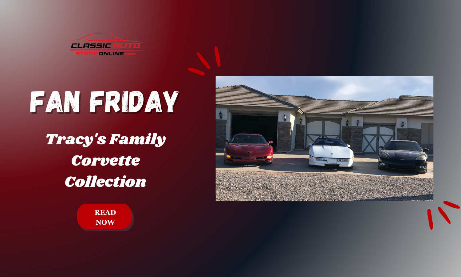 Fan Friday: Tracy's Family Corvette Collection