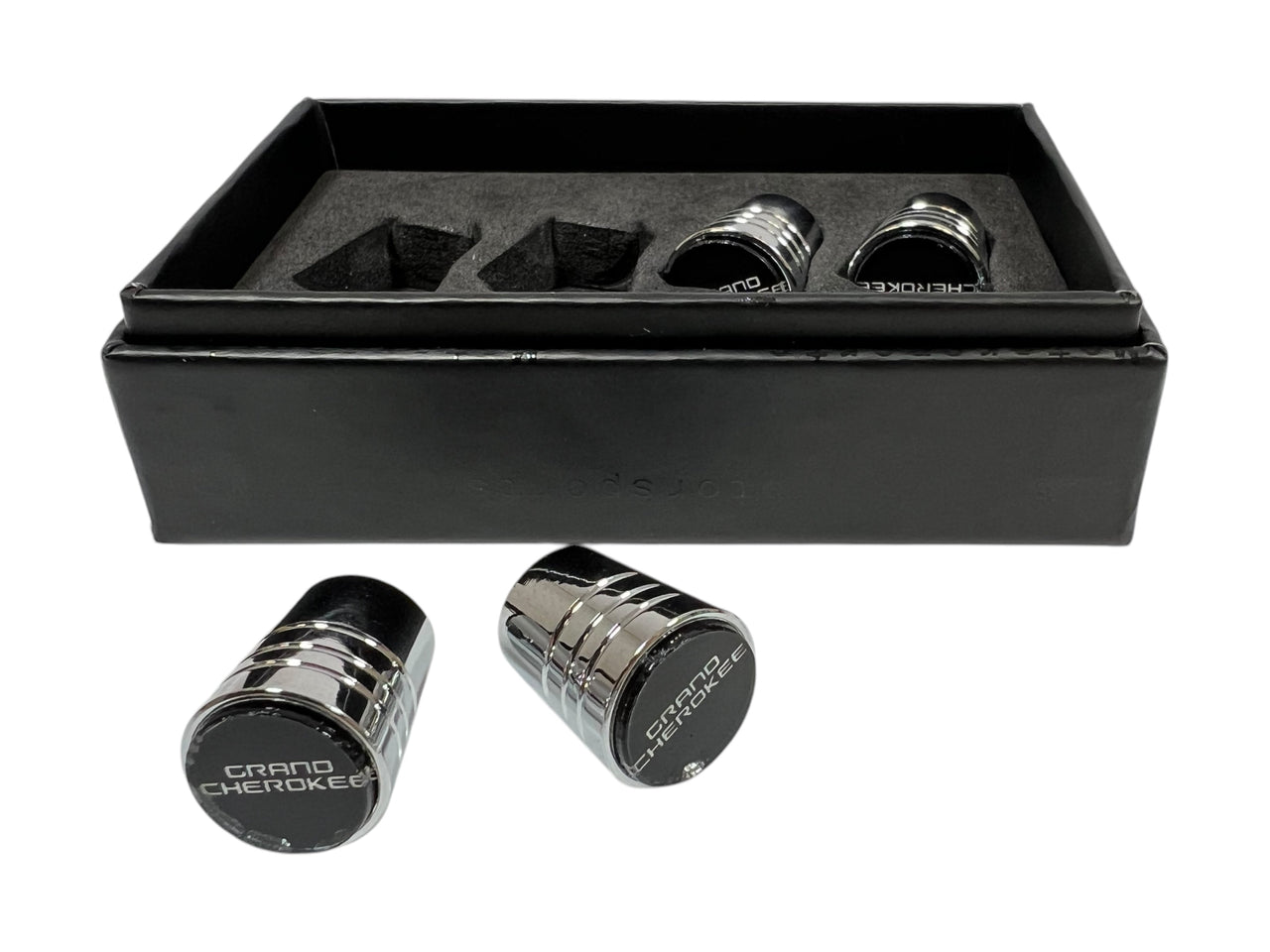 Jeep Grand Cherokee Chrome Tapered Valve Stem Caps