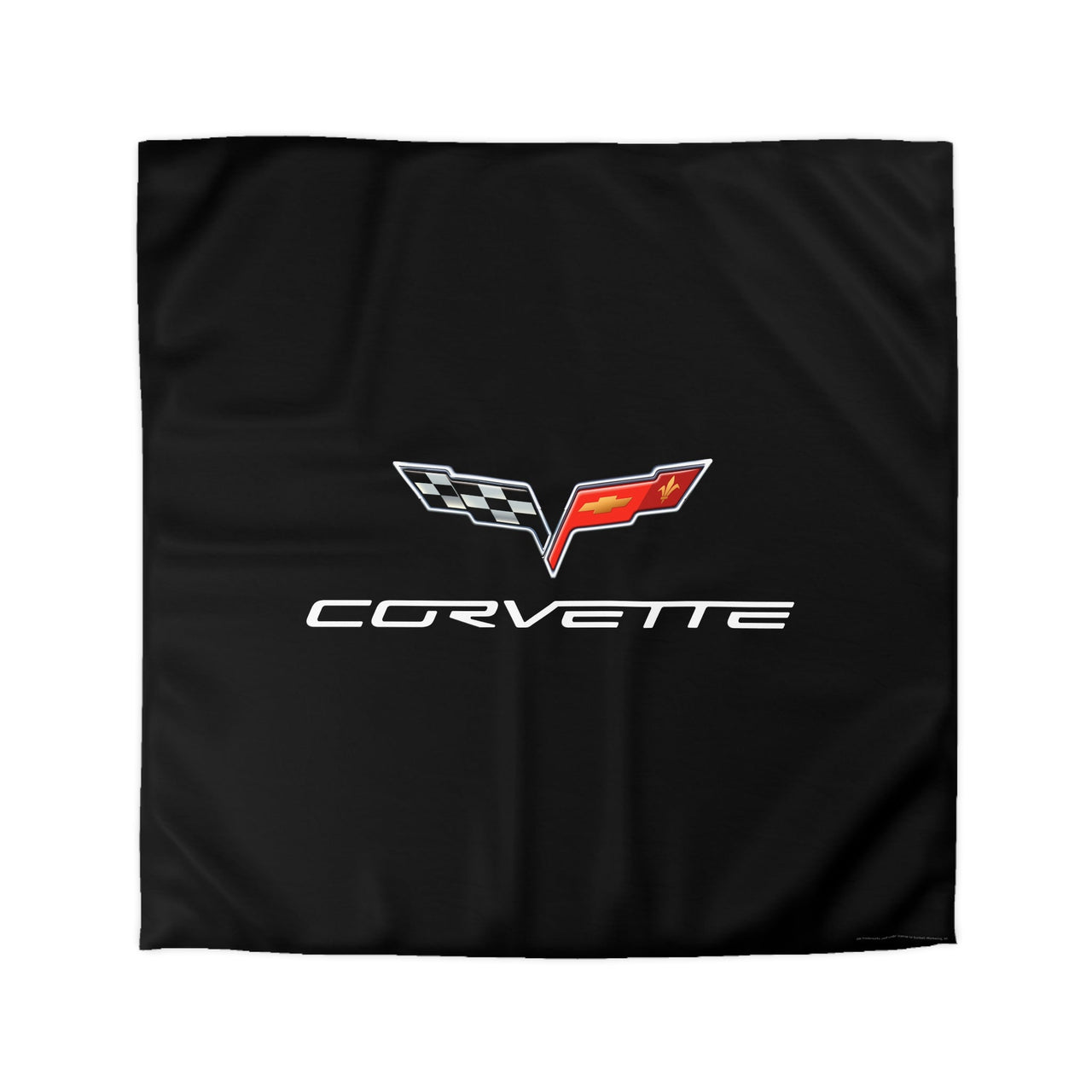 Corvette Black Microfiber Duvet Cover – Sleek Style for Car Lovers
