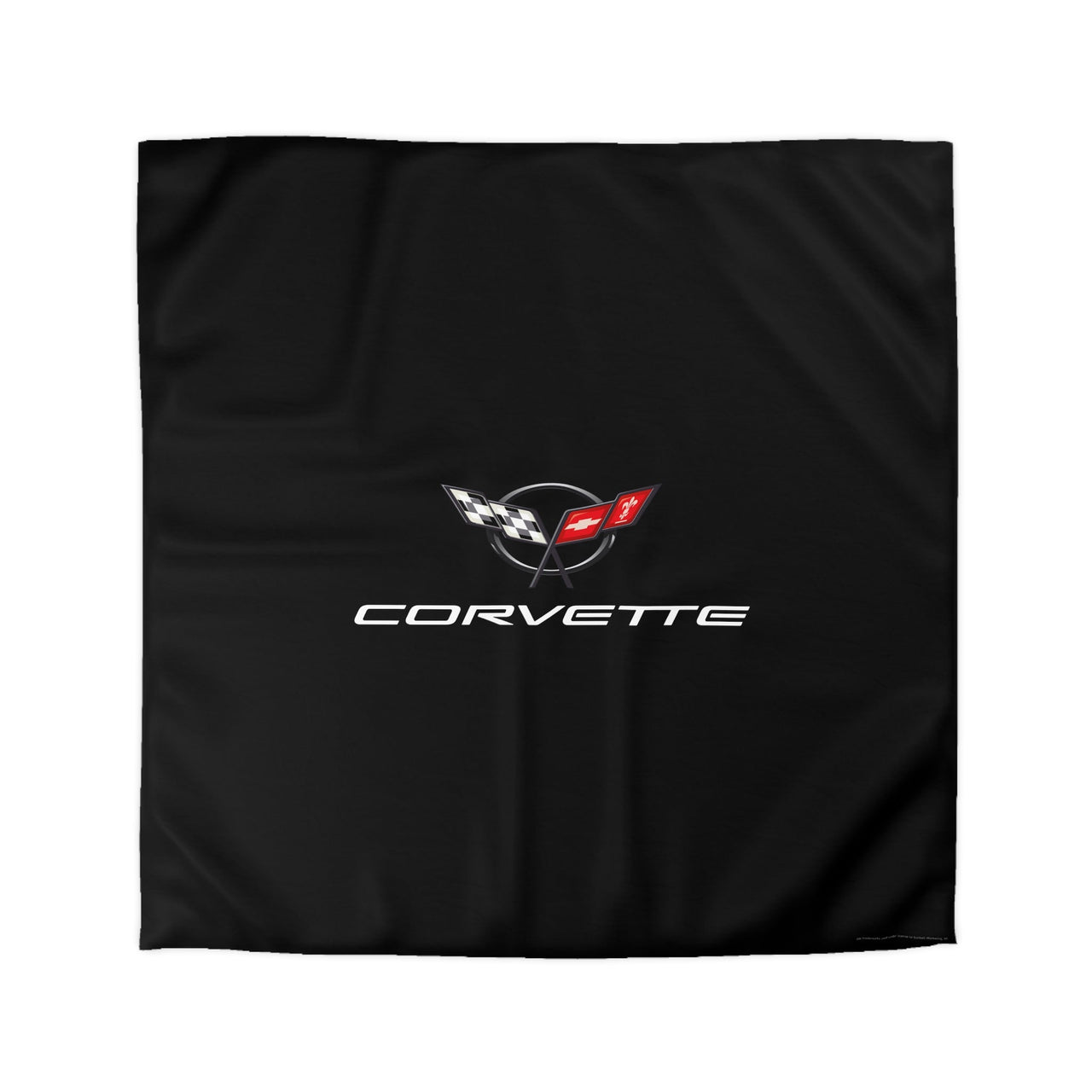 Corvette C5 Microfiber Black Duvet Cover – Perfect for Car Enthusiasts!