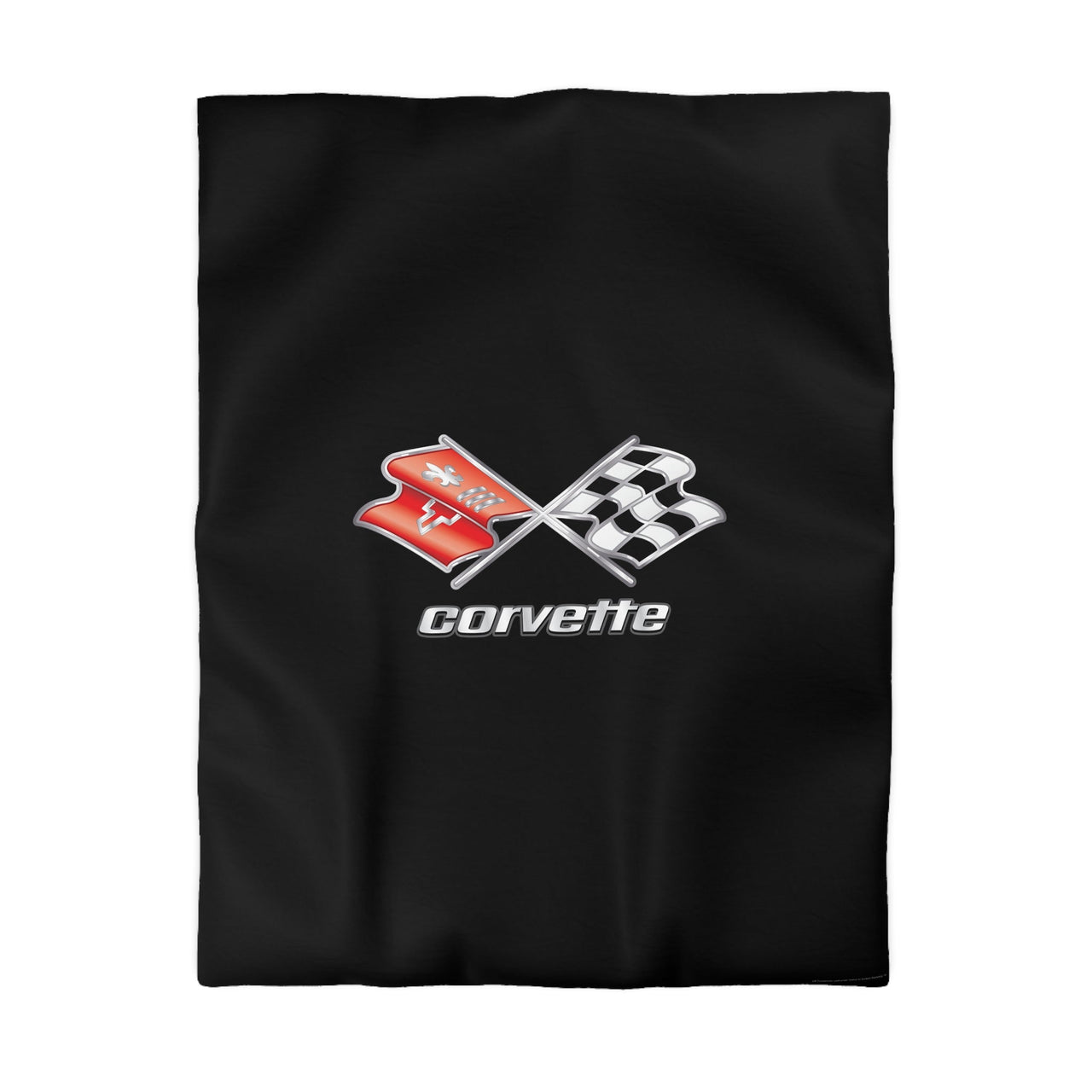 Corvette C3 Microfiber Black Duvet Cover – Perfect for Car Enthusiasts!