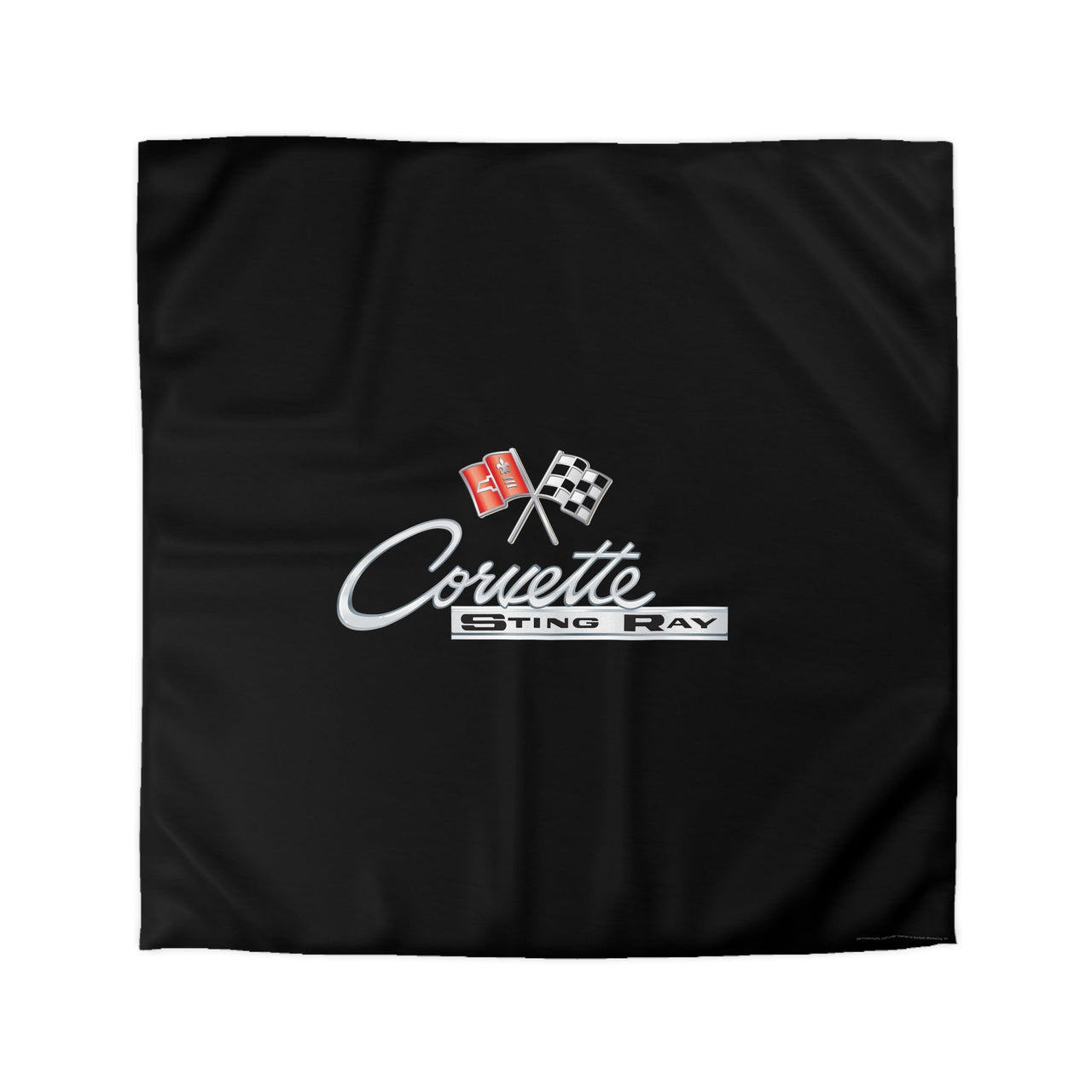 Corvette C2 Microfiber Black Duvet Cover – Perfect for Car Enthusiasts!
