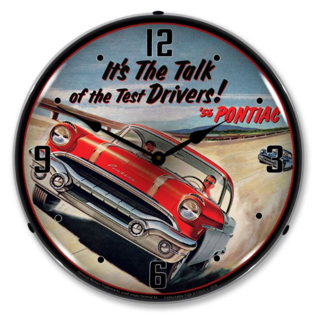 1956 Pontiac Lighted Clock