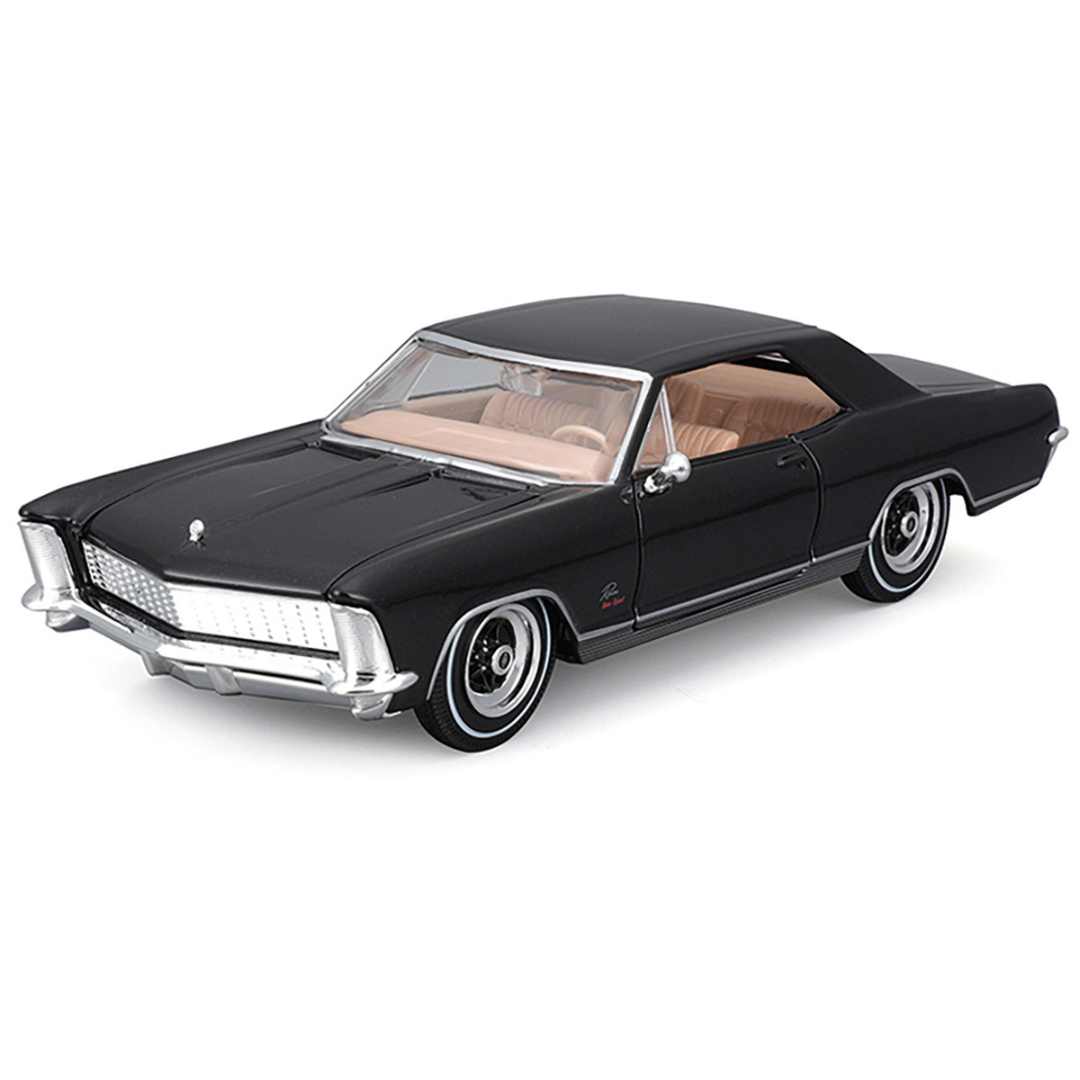 1965 Buick Riviera Gran Sport Black Metallic "Special Edition" Series 1/26 Diecast Model Car