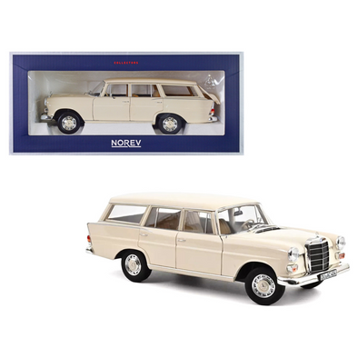 1966-mercedes-benz-200-universal-cream-1-18-diecast-model-car