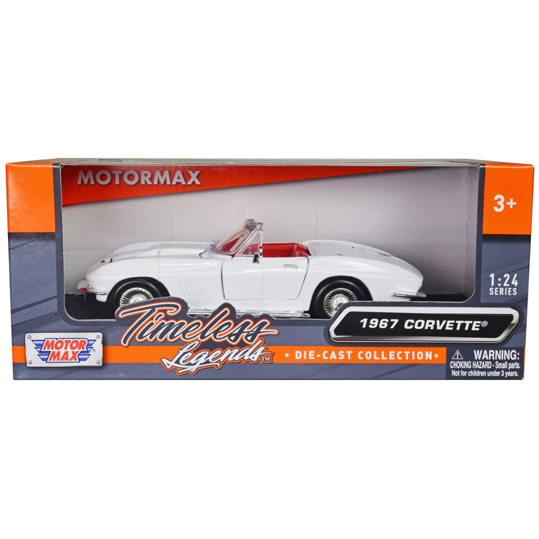 1967 Chevrolet Corvette C2 Convertible "Timeless Legends" Series 1/24 Diecast Model Car