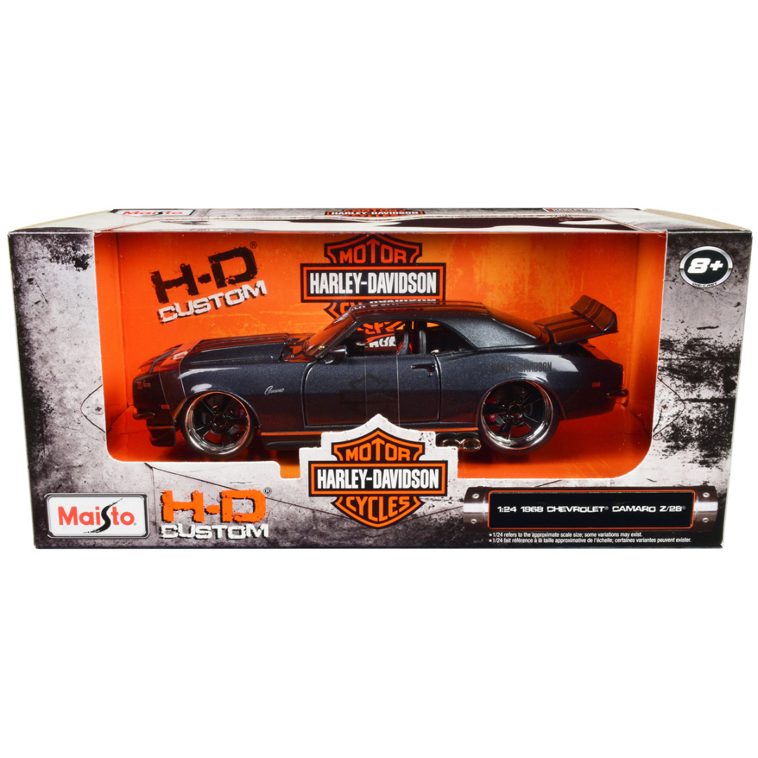 1968-camaro-z-28-harley-davidson-1-24-diecast-model-car-by-maisto