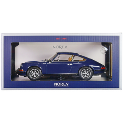 1969-porsche-911-s-blue-1-18-diecast-model-car-by-norev