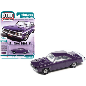 1971-dodge-dart-swinger-340-special-plum-crazy-purple-1-64-diecast-model-car-by-auto-world