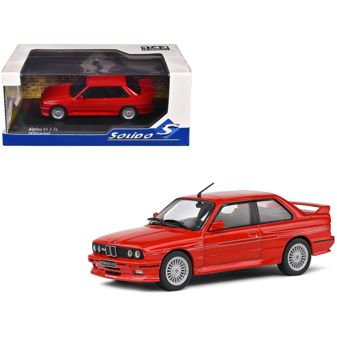 1990 BMW Alpina B6 (E30) Brilliant Red 1/43 Diecast Model Car