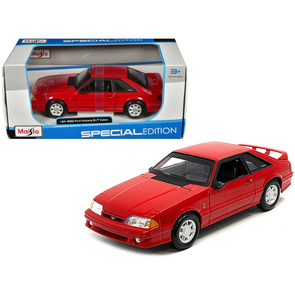 1993-ford-mustang-svt-cobra-red-special-edition-series-1-24-diecast-model-car