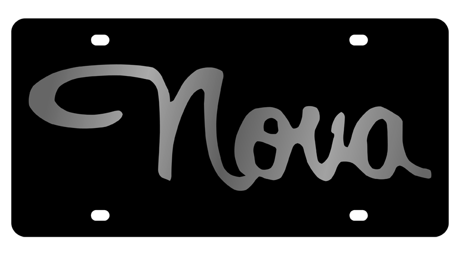 Chevrolet Nova Acrylic License Plate