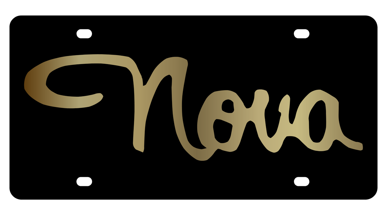 Chevrolet Nova Acrylic License Plate