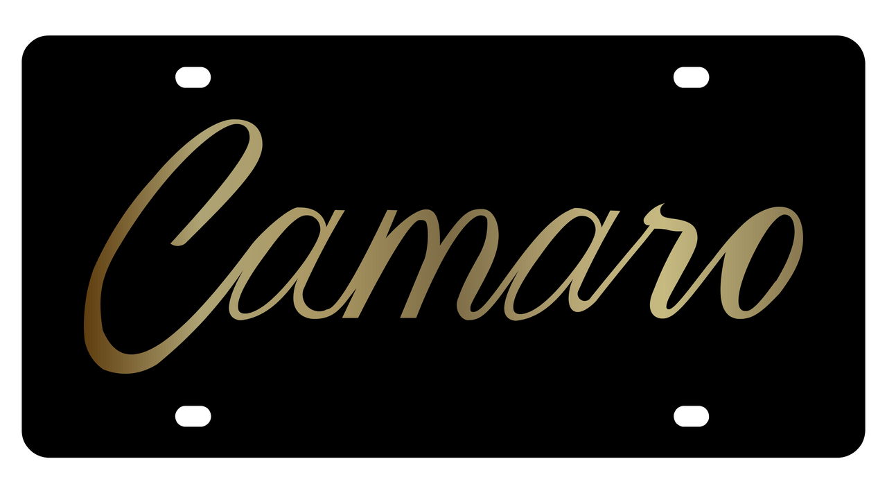 Chevrolet Camaro Acrylic License Plate