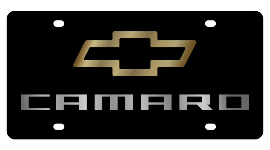 2010 Chevrolet Camaro Carbon Steel License Plate