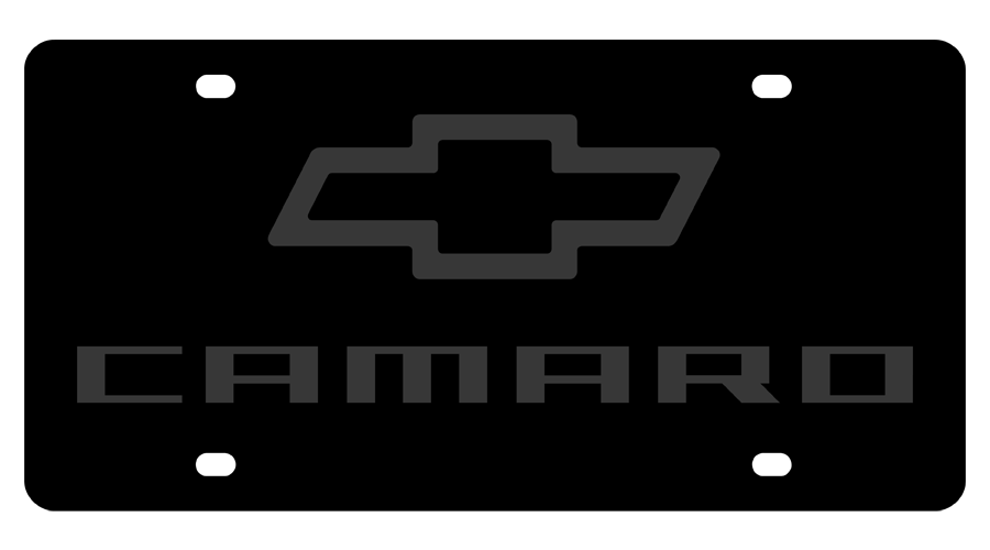 2010 Chevrolet Camaro Carbon Steel License Plate