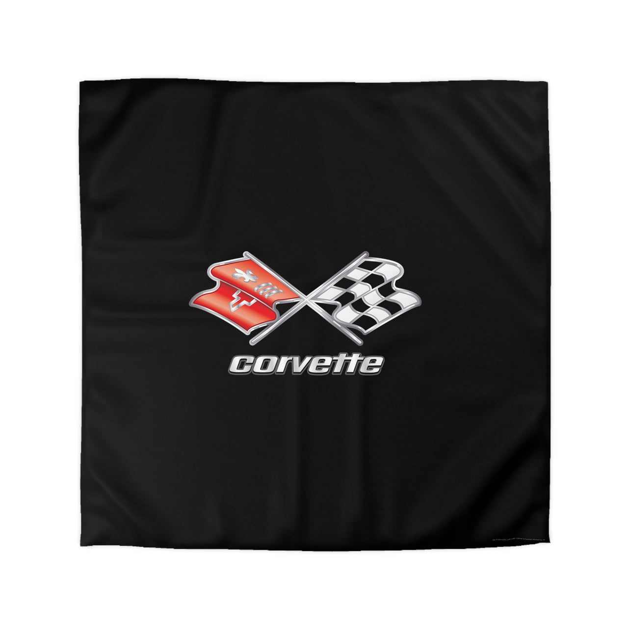 Corvette C3 Microfiber Black Duvet Cover – Perfect for Car Enthusiasts!
