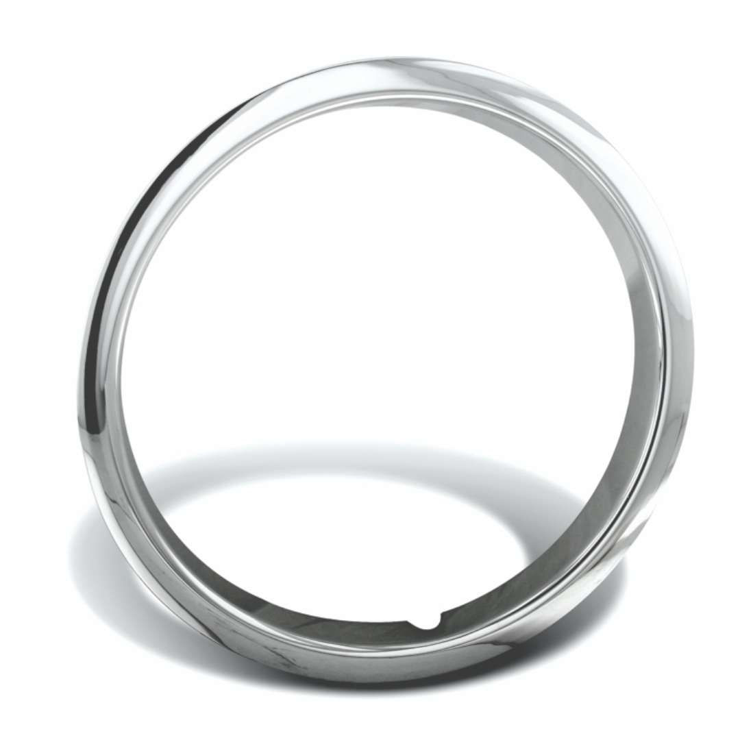 15" Chrome Plated Stainless Trim Ring (Chevy 5 Spoke) Set of 4