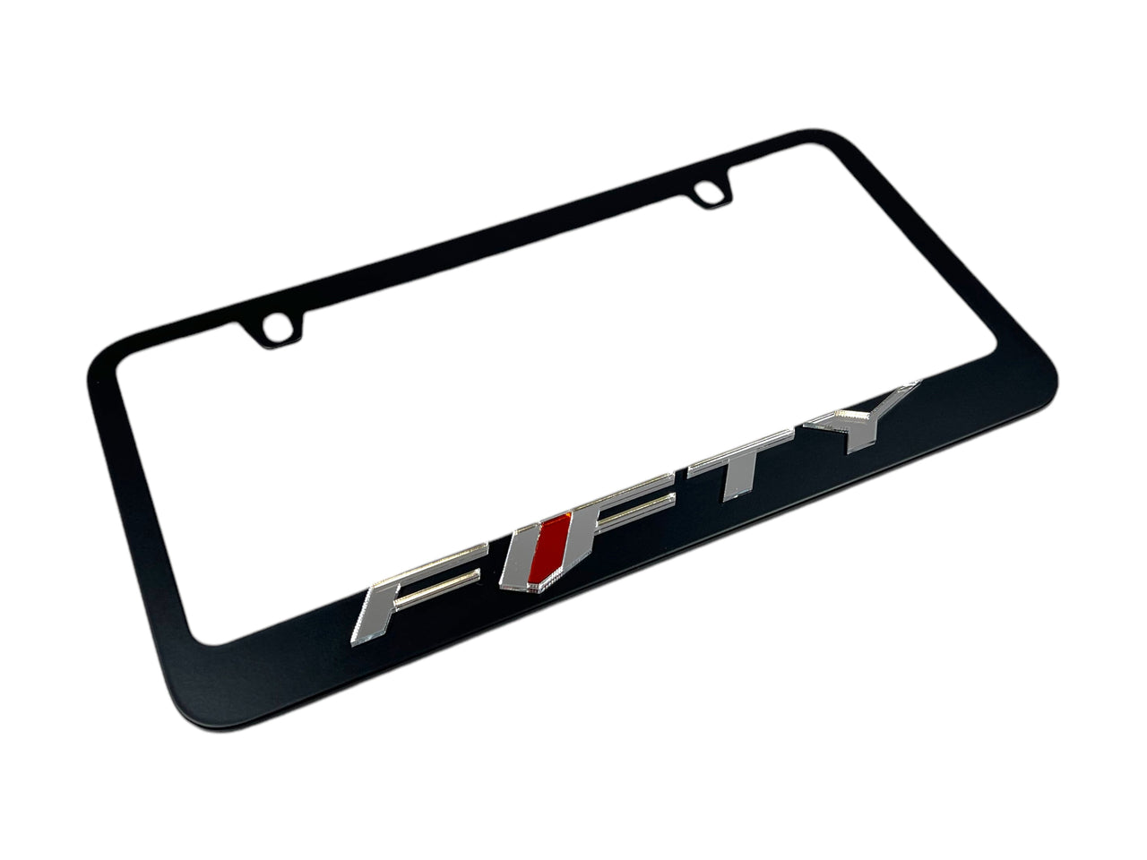 Chevrolet Camaro Fifty Black License Plate Frame
