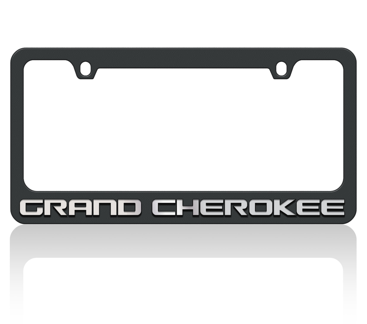 Jeep Grand Cherokee Black License Plate Frame