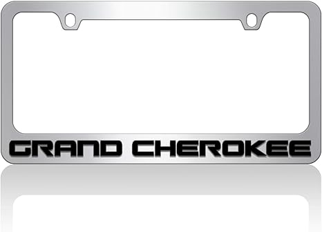 Jeep Grand Cherokee Chrome License Plate Frame