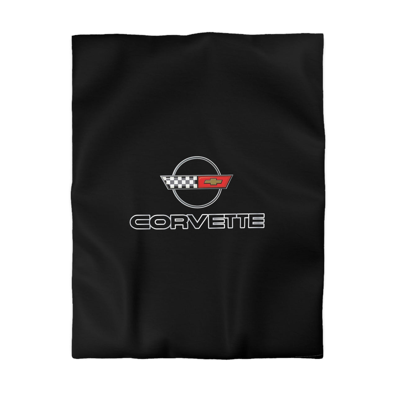 Corvette C4 Microfiber Black Duvet Cover – Perfect for Car Enthusiasts!