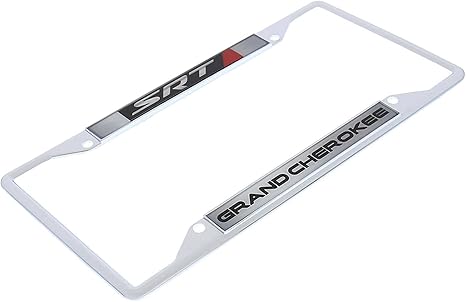 Jeep SRT Grand Cherokee Chrome License Plate Frame