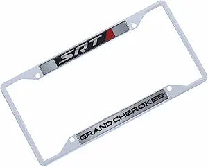Jeep SRT Grand Cherokee Chrome License Plate Frame