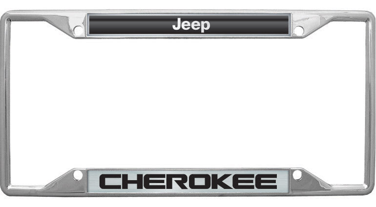 Jeep Cherokee Chrome License Plate Frame