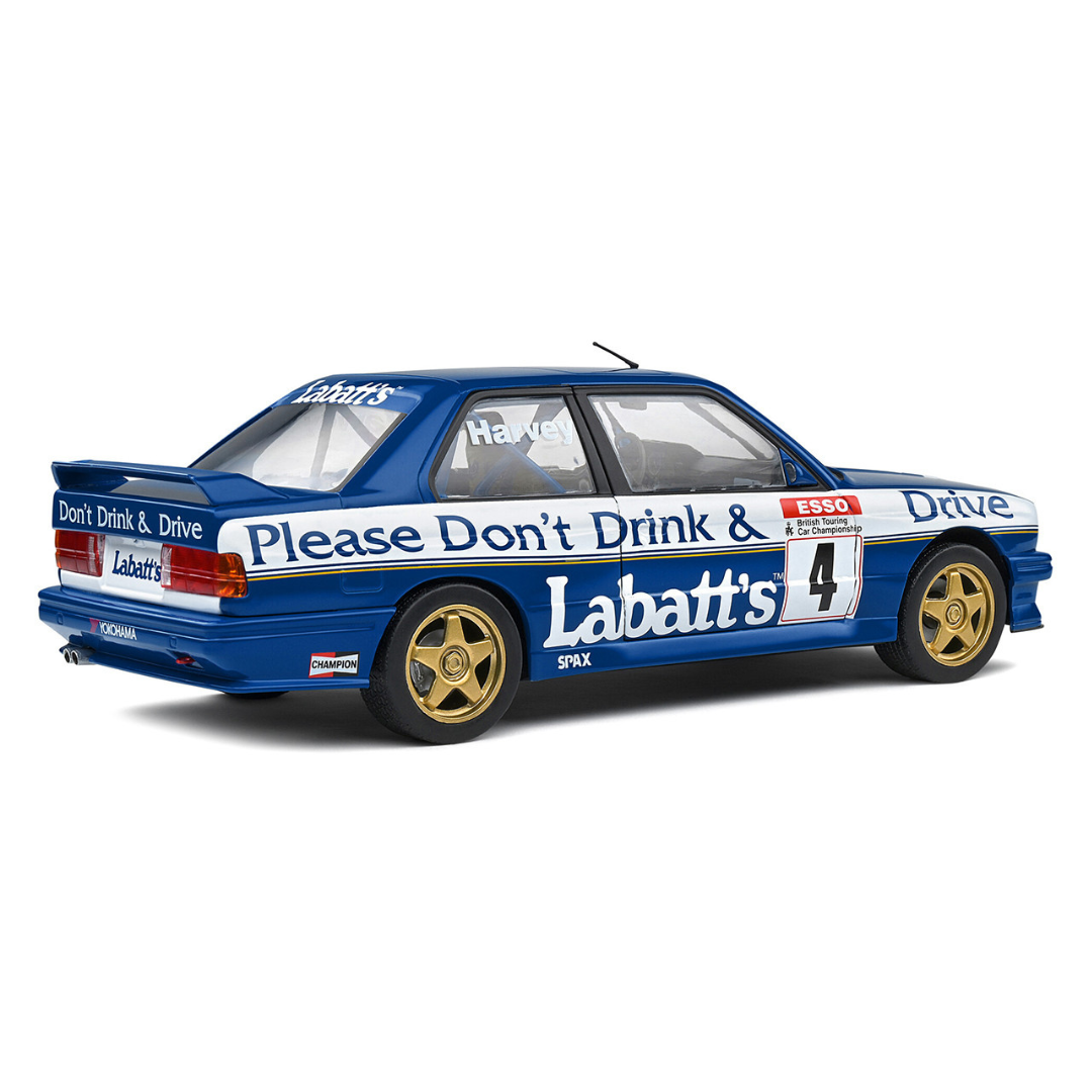 bmw-e30-m3-4-tim-harvey-labbatts-btcc-british-touring-car-championship-1991-competition-series-1-18-diecast-model-car-by-solido