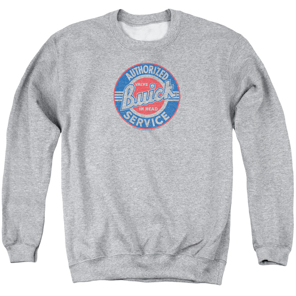 Buick Authorized Service Adult Crewneck Sweatshirt Athletic Heather
