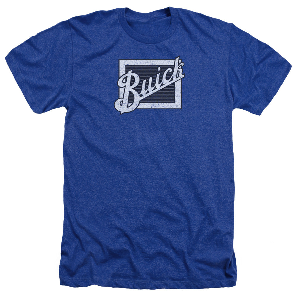 Buick Distressed Emblem Adult Regular Fit Short Sleeve Tee Royal