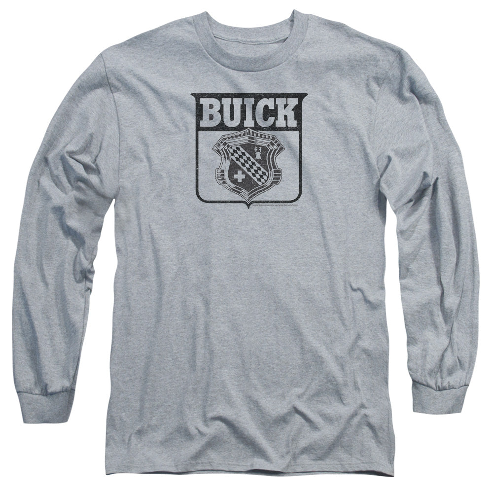 Buick 1946 Emblem Adult Long Sleeve Tee Athletic Heather