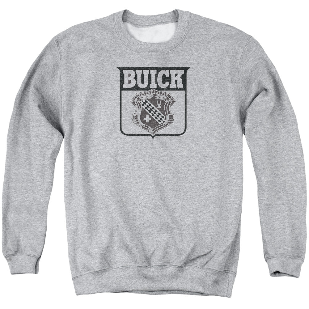 Buick 1946 Emblem Adult Crewneck Sweatshirt Athletic Heather