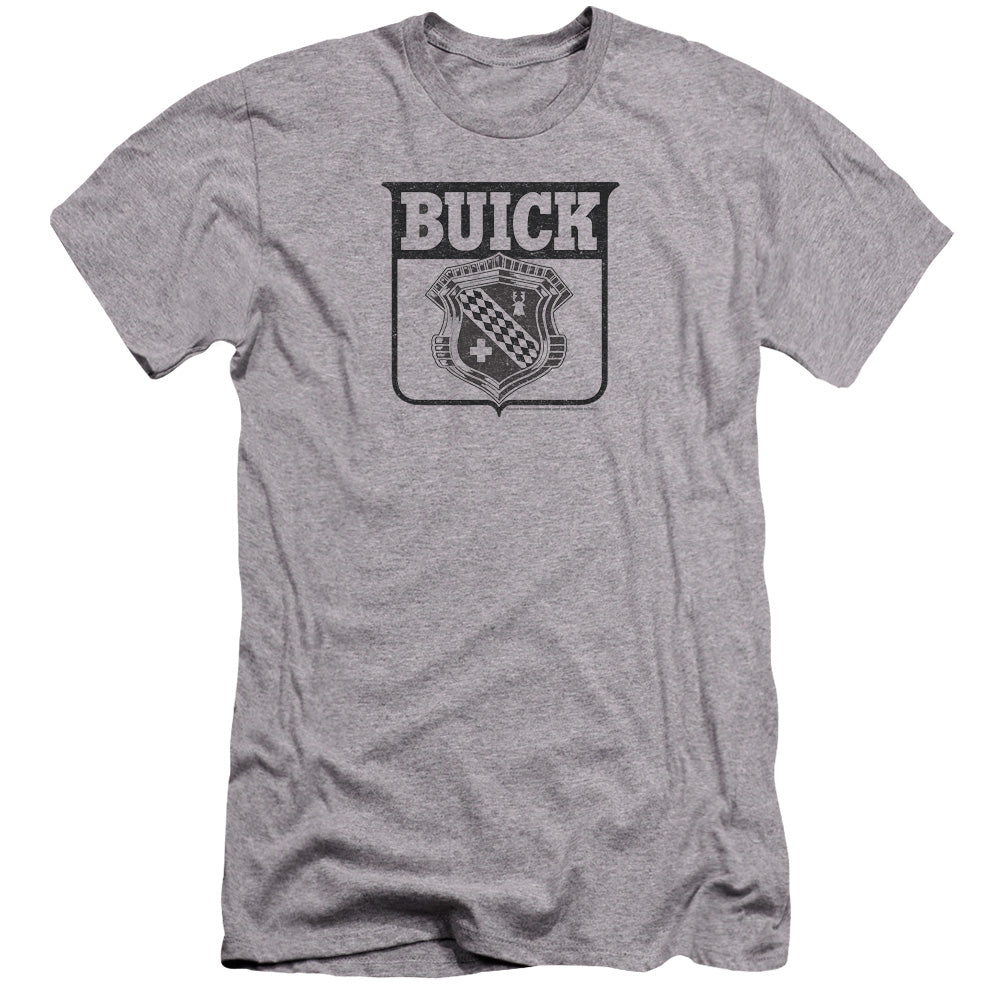 Buick 1946 Emblem Premium Canvas Adult Slim Fit Tee Athletic Heather