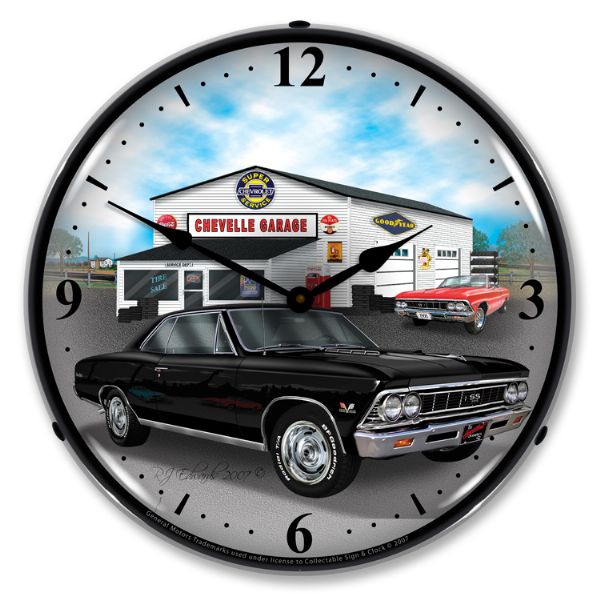 1966 1966 Chevrolet Chevelle LED Clock. Garage  - CA