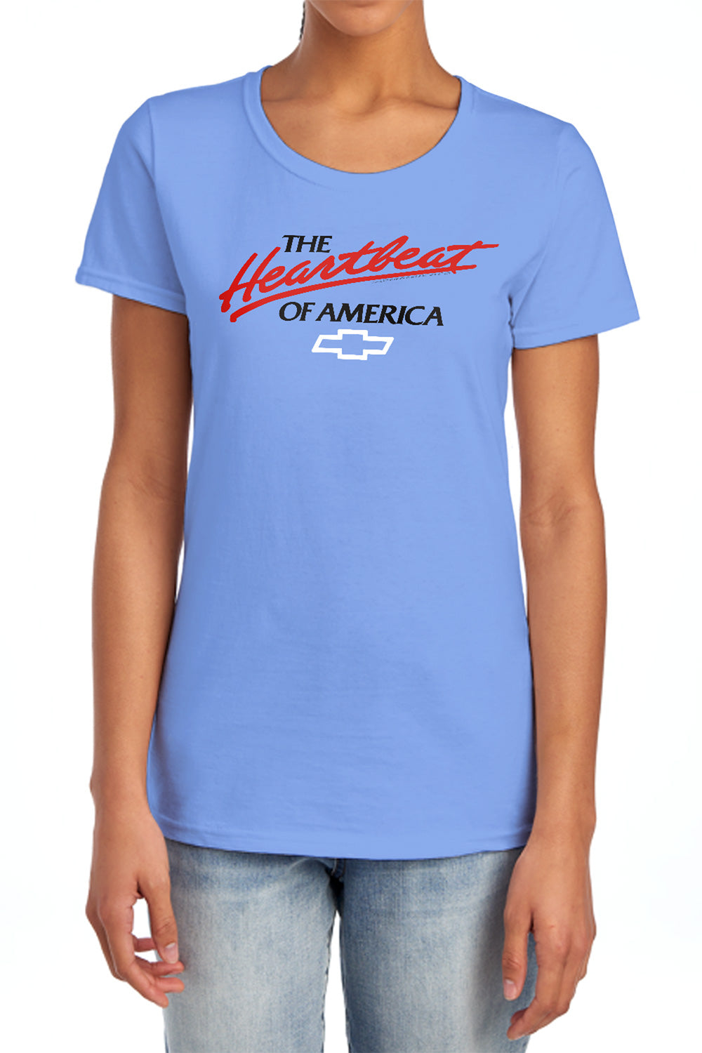 Chevrolet Heartbeat of America-Women's Short Sleeve-Carolina Blue