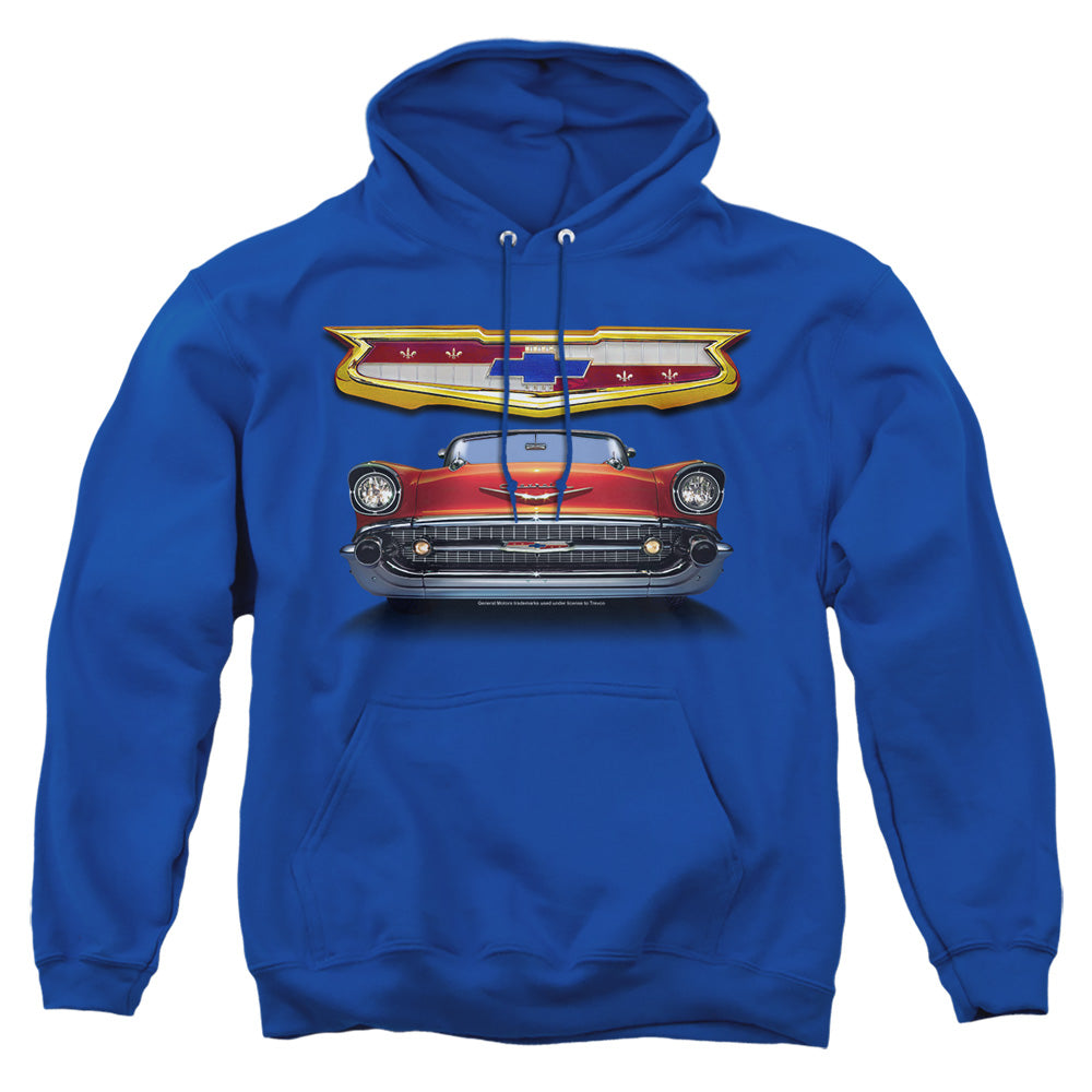 1957 Chevrolet Bel Air Grille Pullover Hoodie