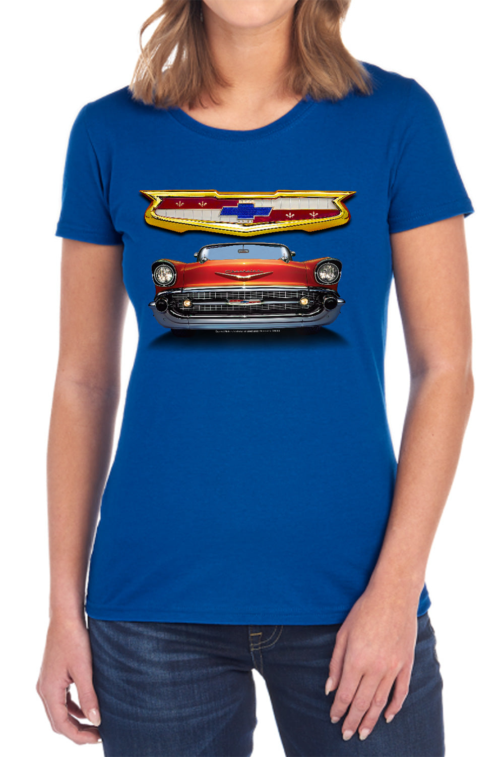 1957 Chevrolet Bel Air Grille-Women's Short Sleeve