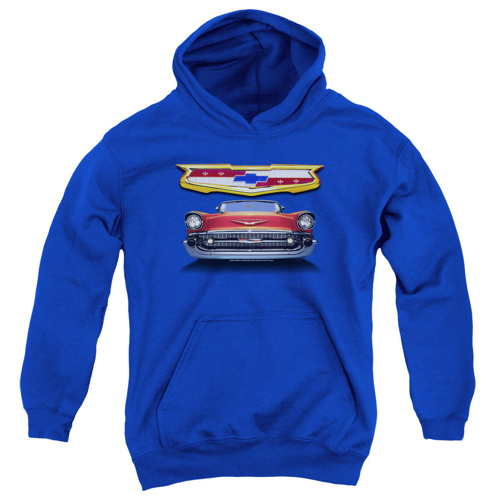 1957 Chevrolet Bel Air Grille-Youth Hoodie