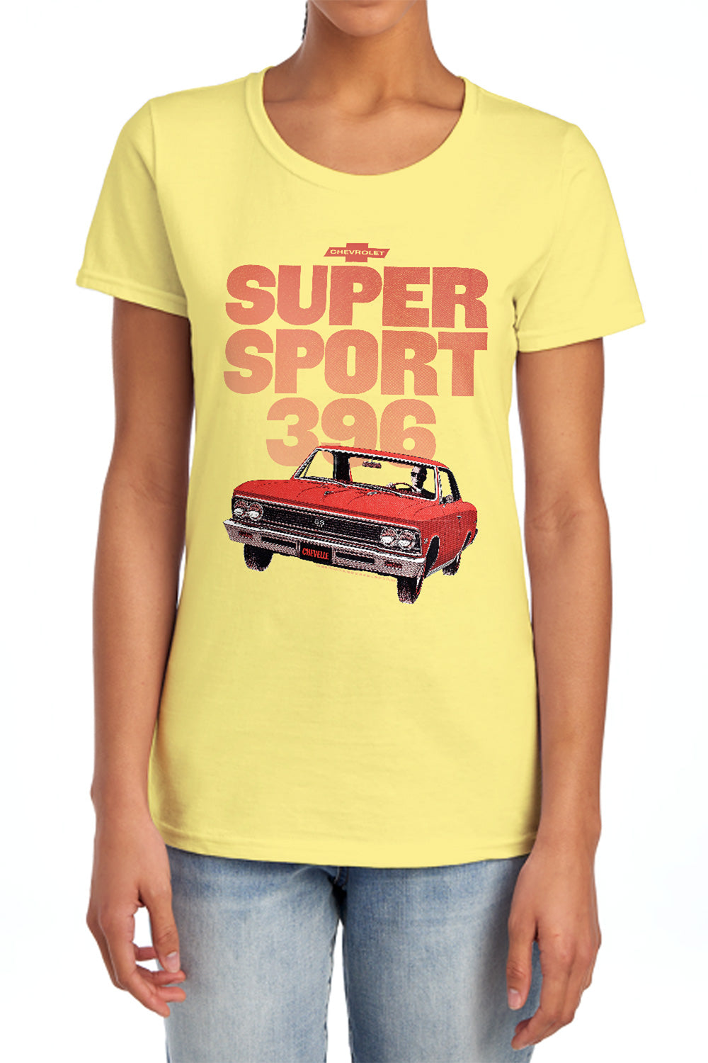 Chevrolet Super Sport 396 - Women's Short Sleeve - Banana
