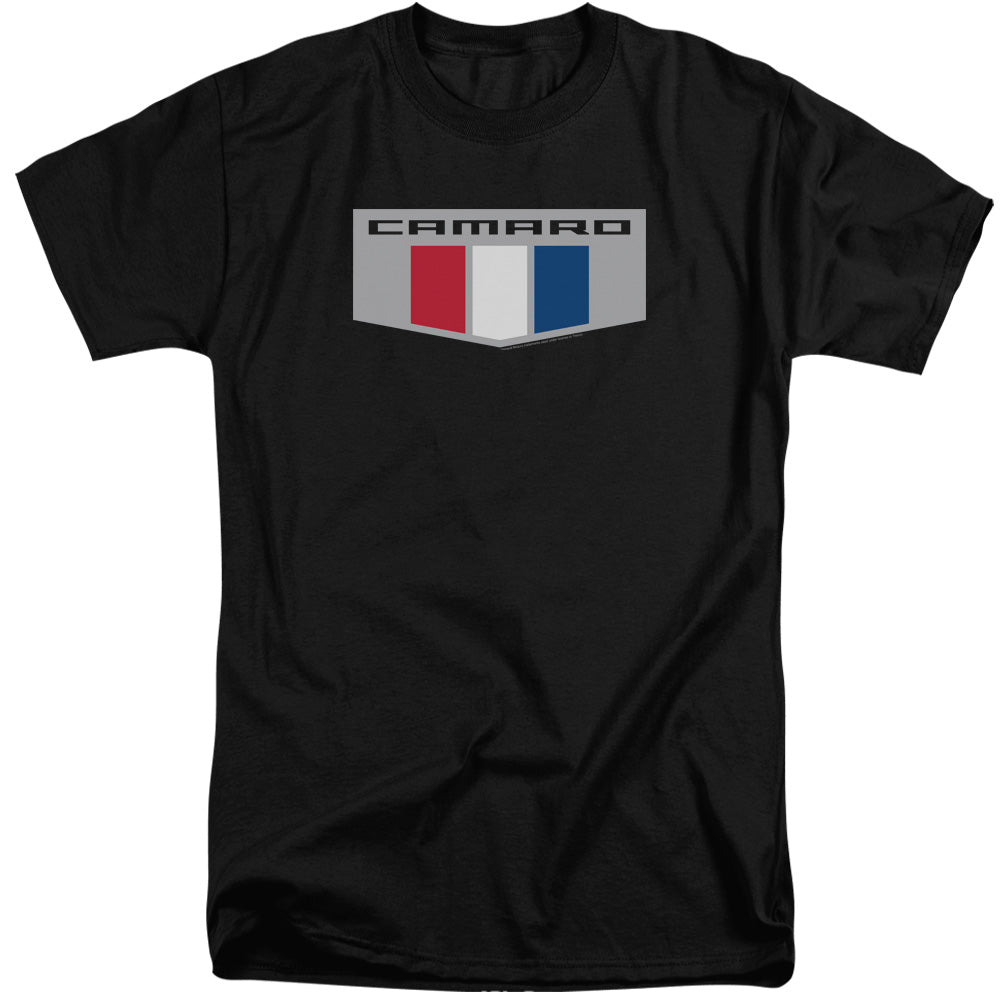 Chevrolet Camaro Emblem-Adult Tall Fit Short Sleeve-Black