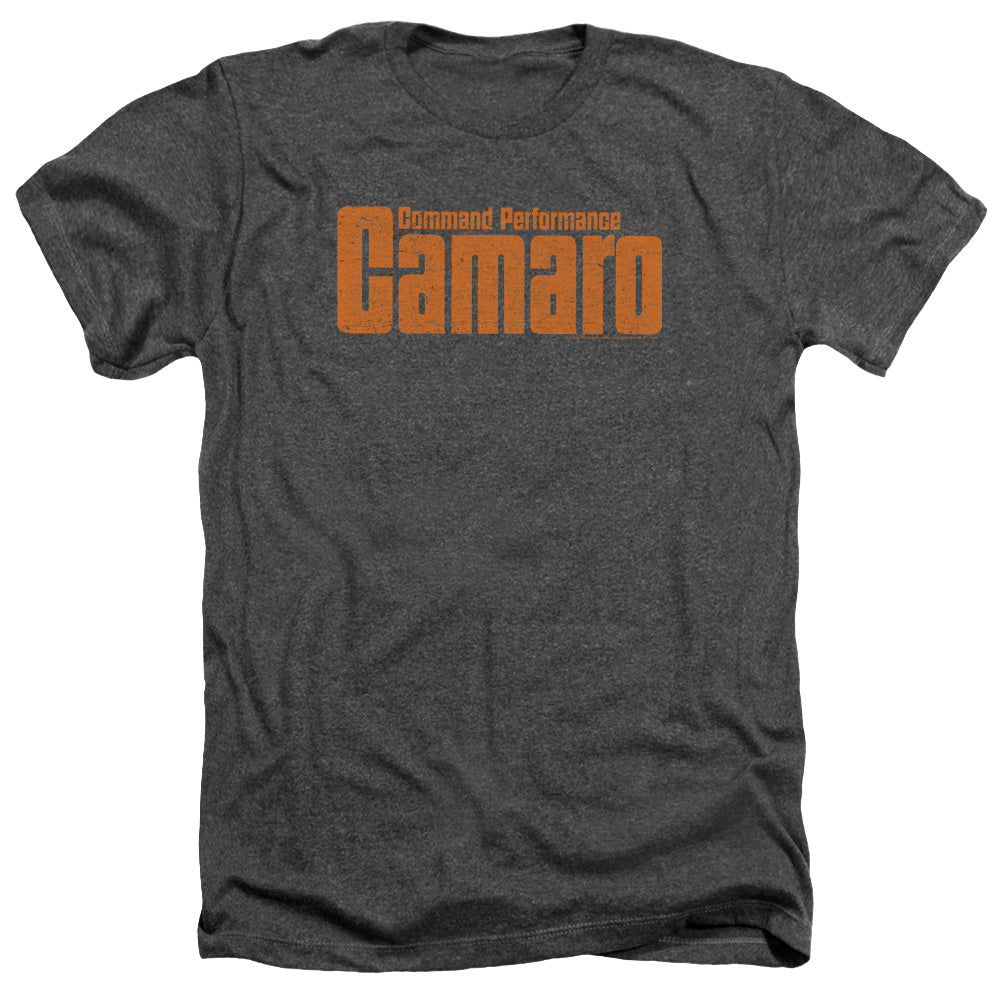 Chevrolet Camaro Command Performance-Adult Regular Fit Heather Short Sleeve-Charcoal