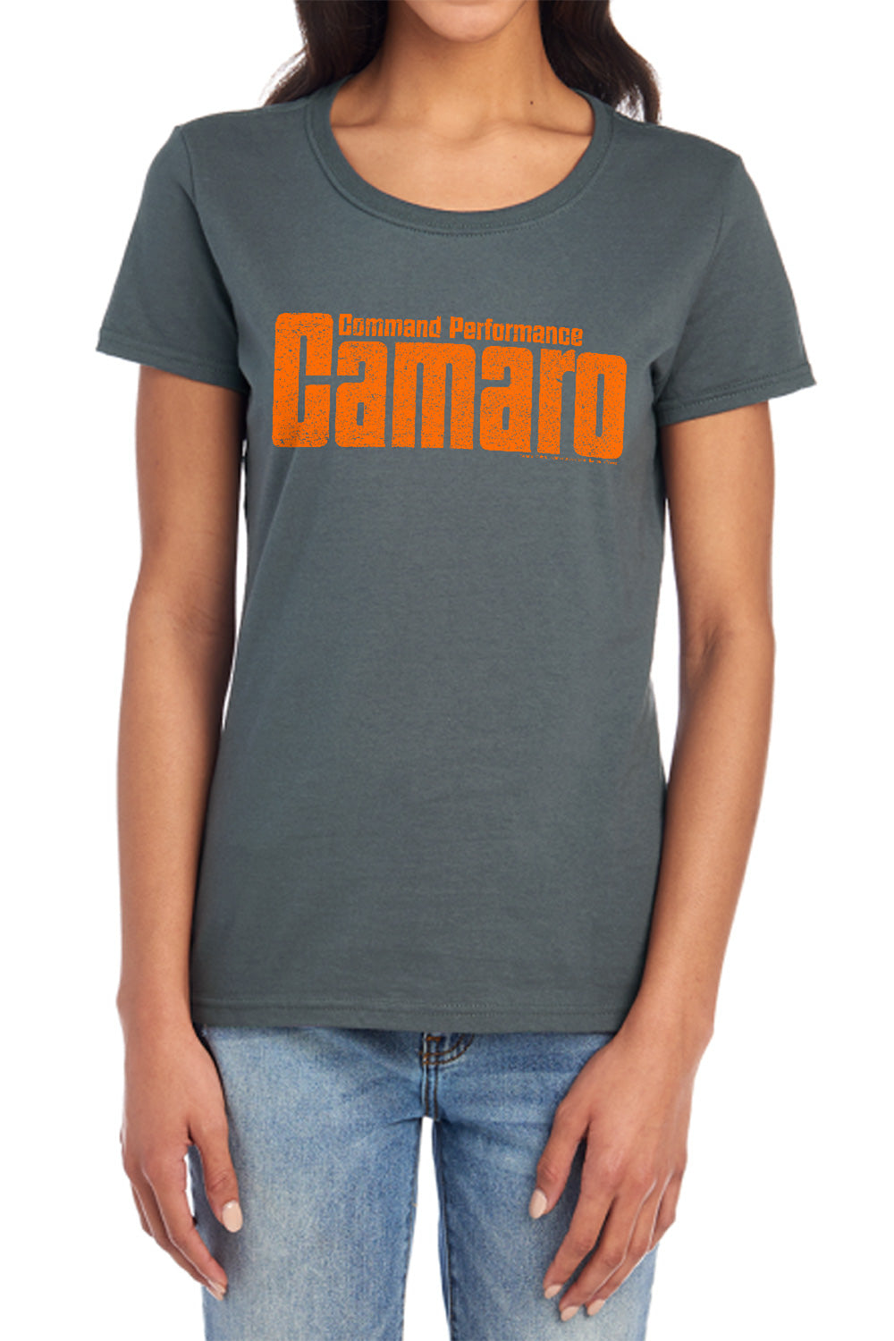 Chevrolet Camaro Command Performance-Women's Short Sleeve-Charcoal