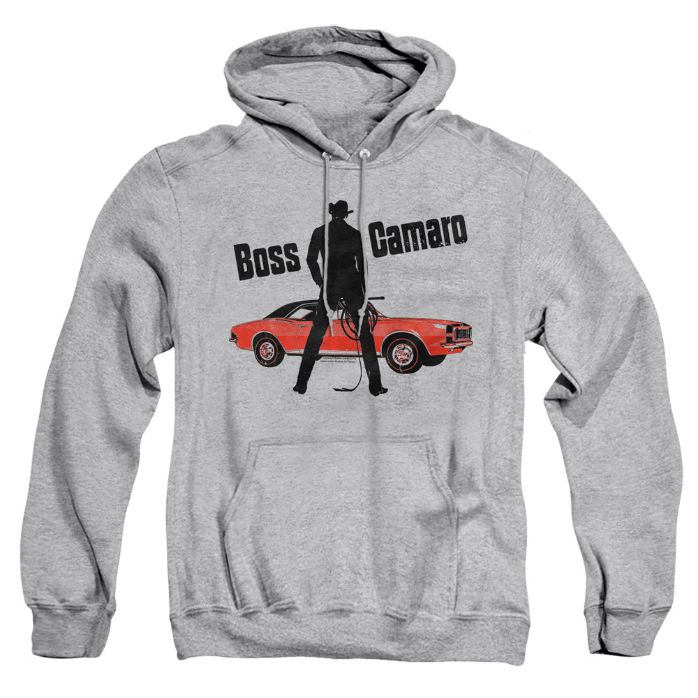 Chevrolet Boss Camaro-Adult Pullover Hoodie-Athletic Heather