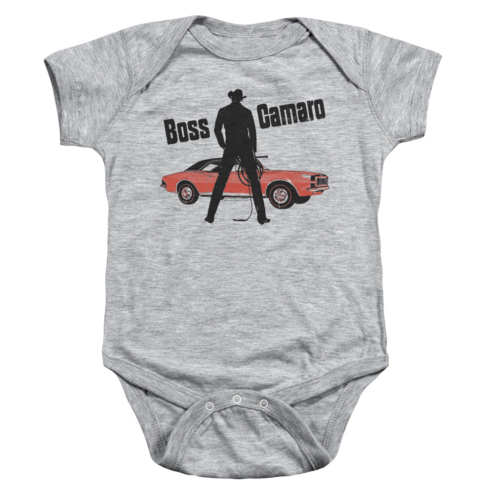 Chevrolet Boss Camaro-Infant Snapsuit-Athletic Heather
