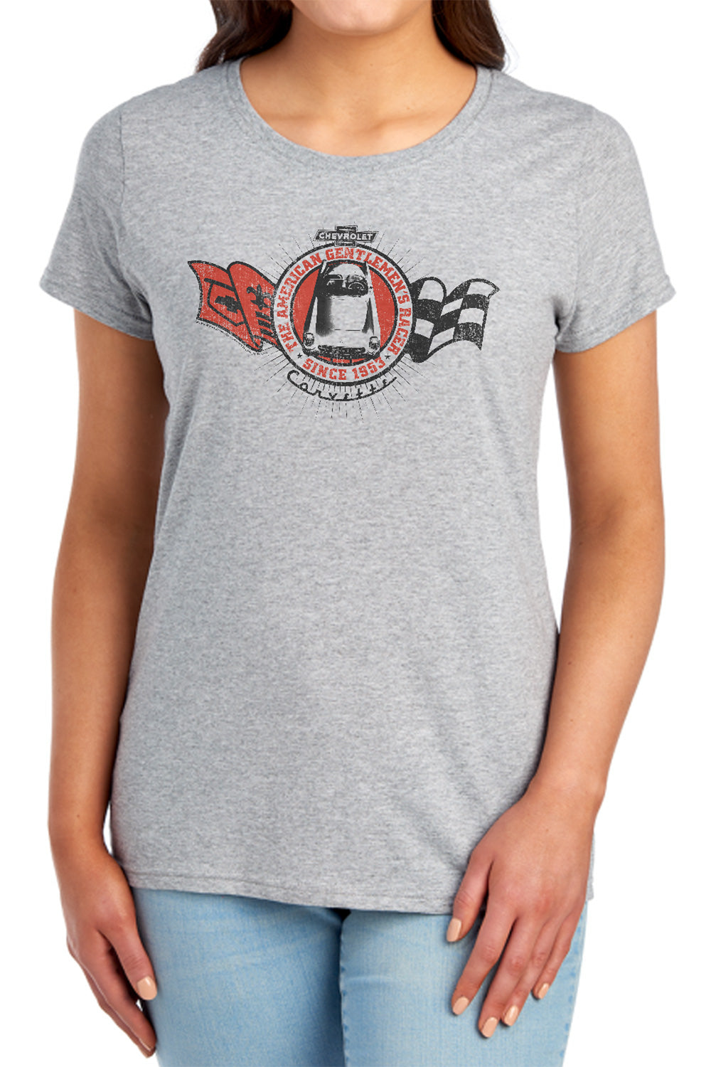 Chevrolet Gentlemens Racer-Women's Short Sleeve-Athletic Heather