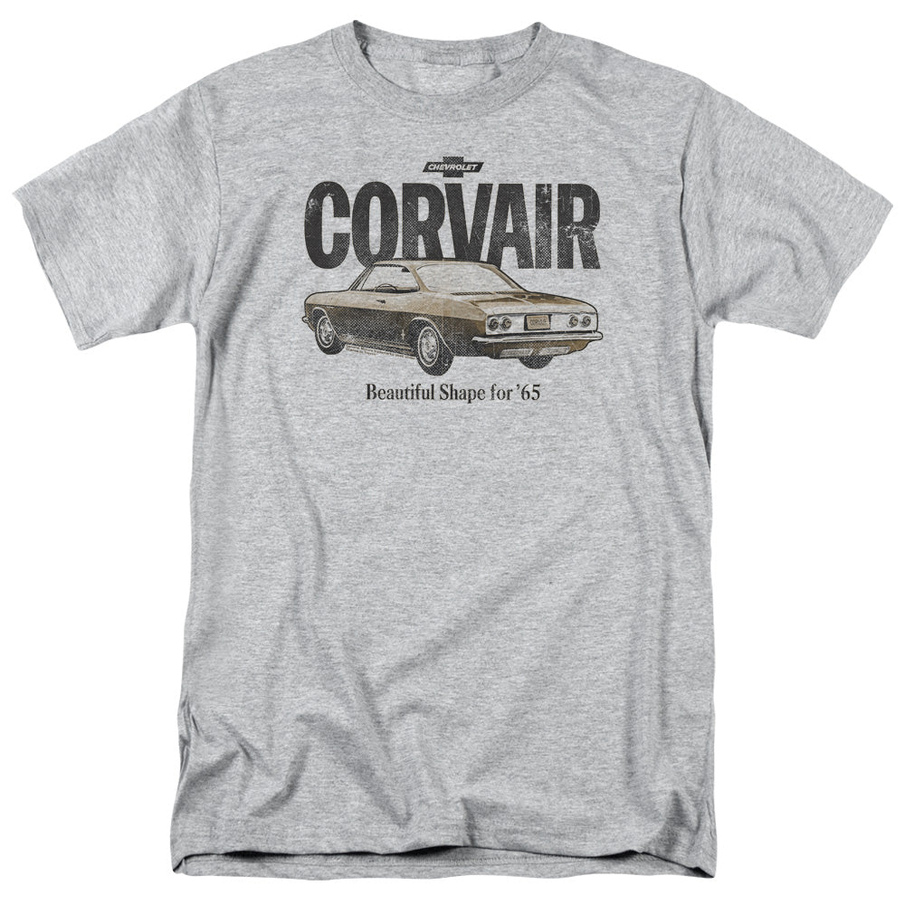 Chevrolet Retro Corvair-Adult Regular Fit Short Sleeve-Athletic Heather