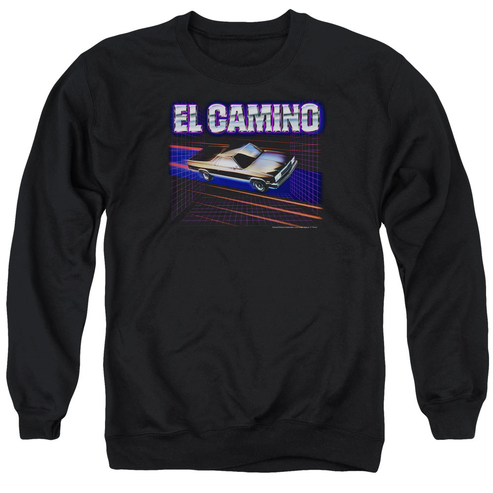 Chevrolet El Camino 85-Adult Crewneck Sweatshirt-Black