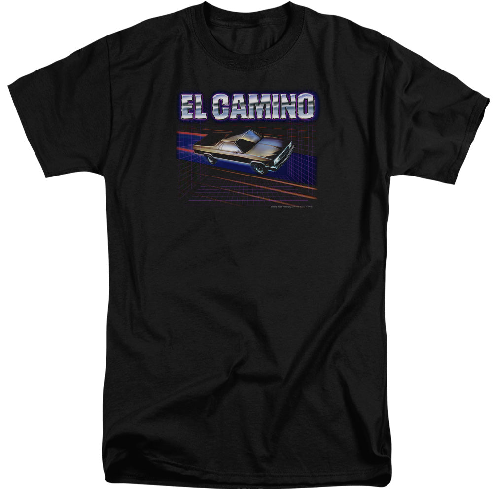 Chevrolet El Camino 85-Adult Tall Fit Short Sleeve-Black